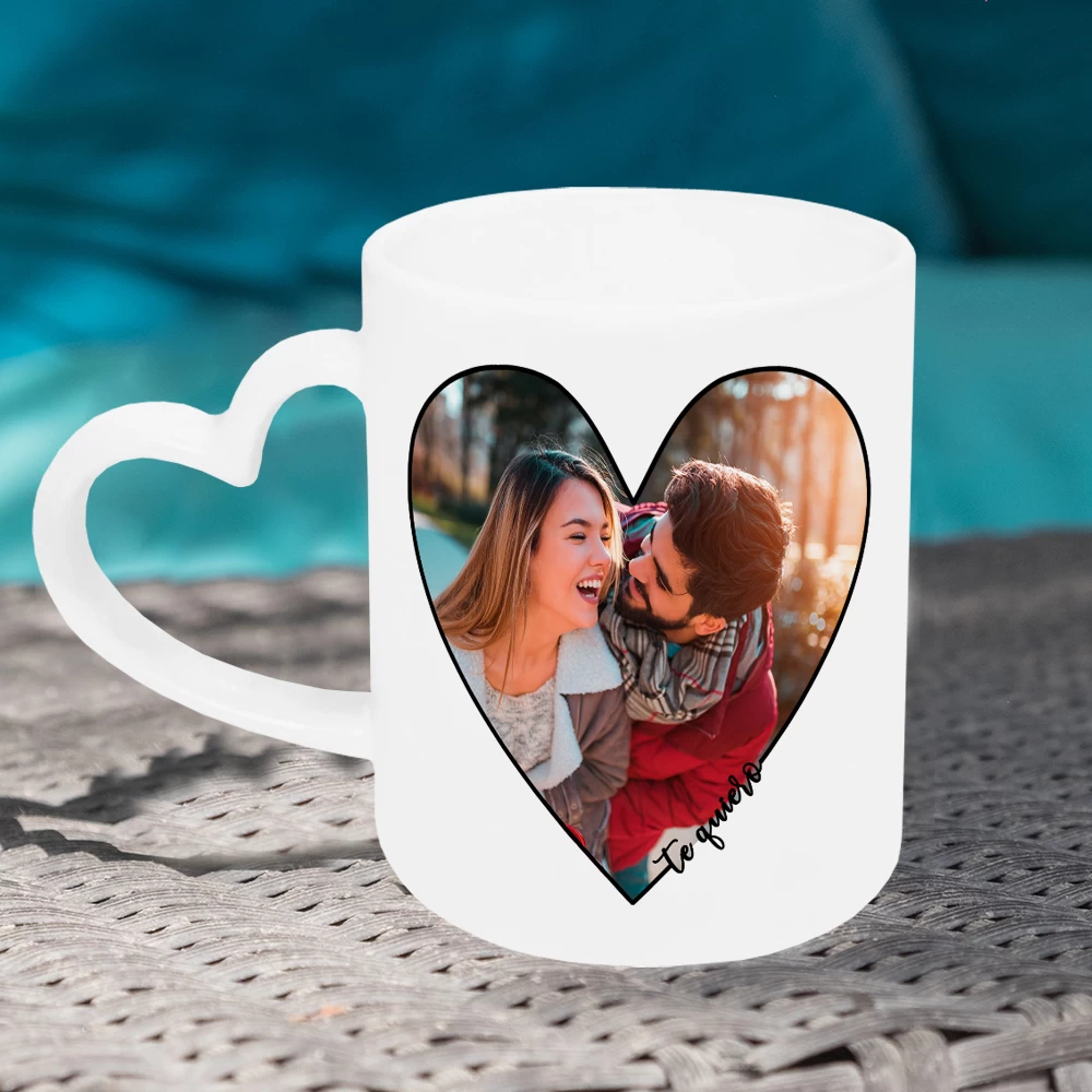 Taza Asa Corazón Blanca