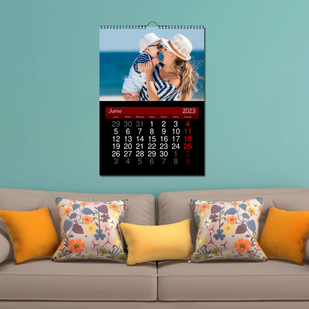 Calendario Pared Espiral 30x42cm